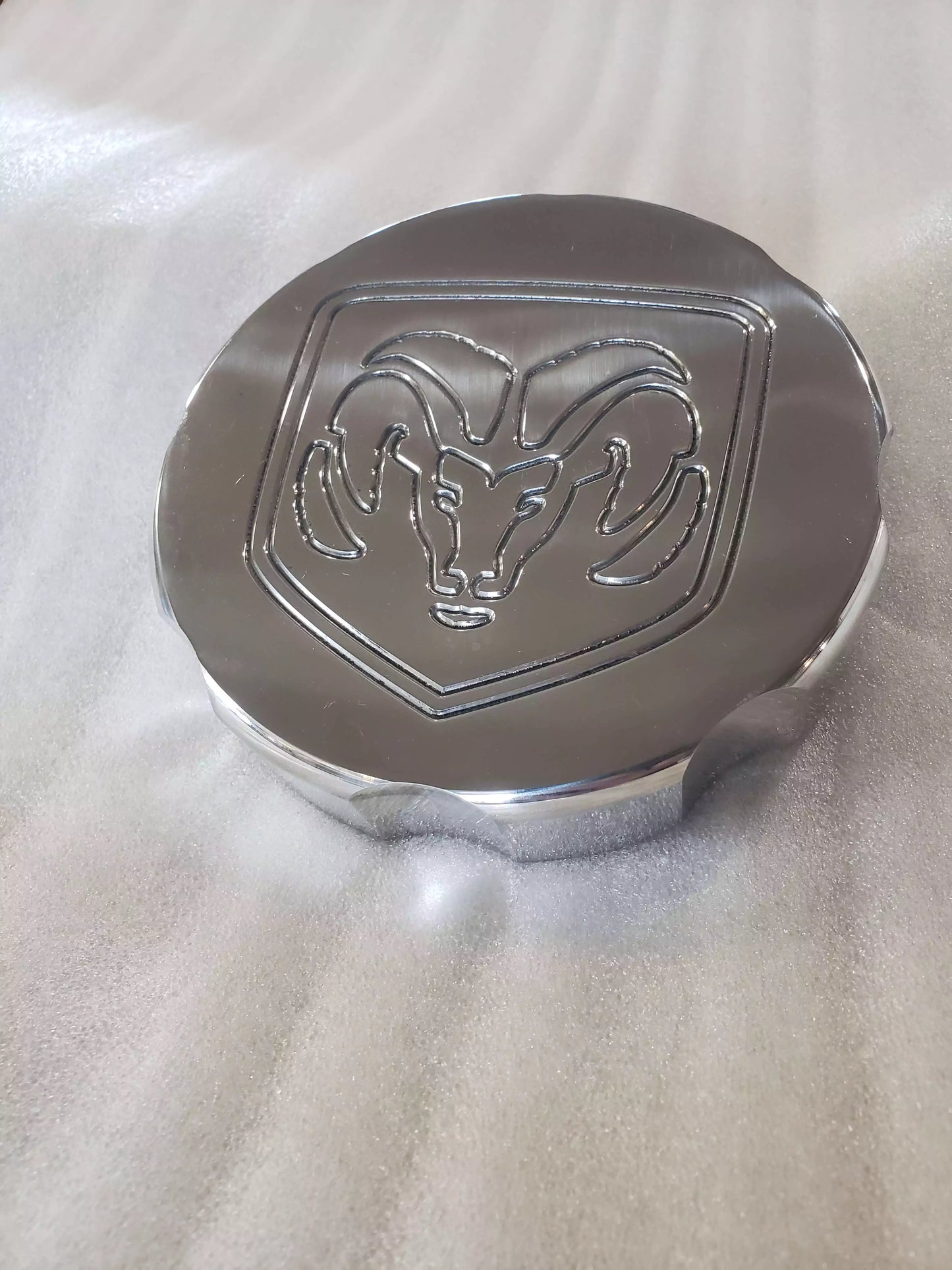 Ram 2019+ Front Axle 6-inch Center Cap, top view