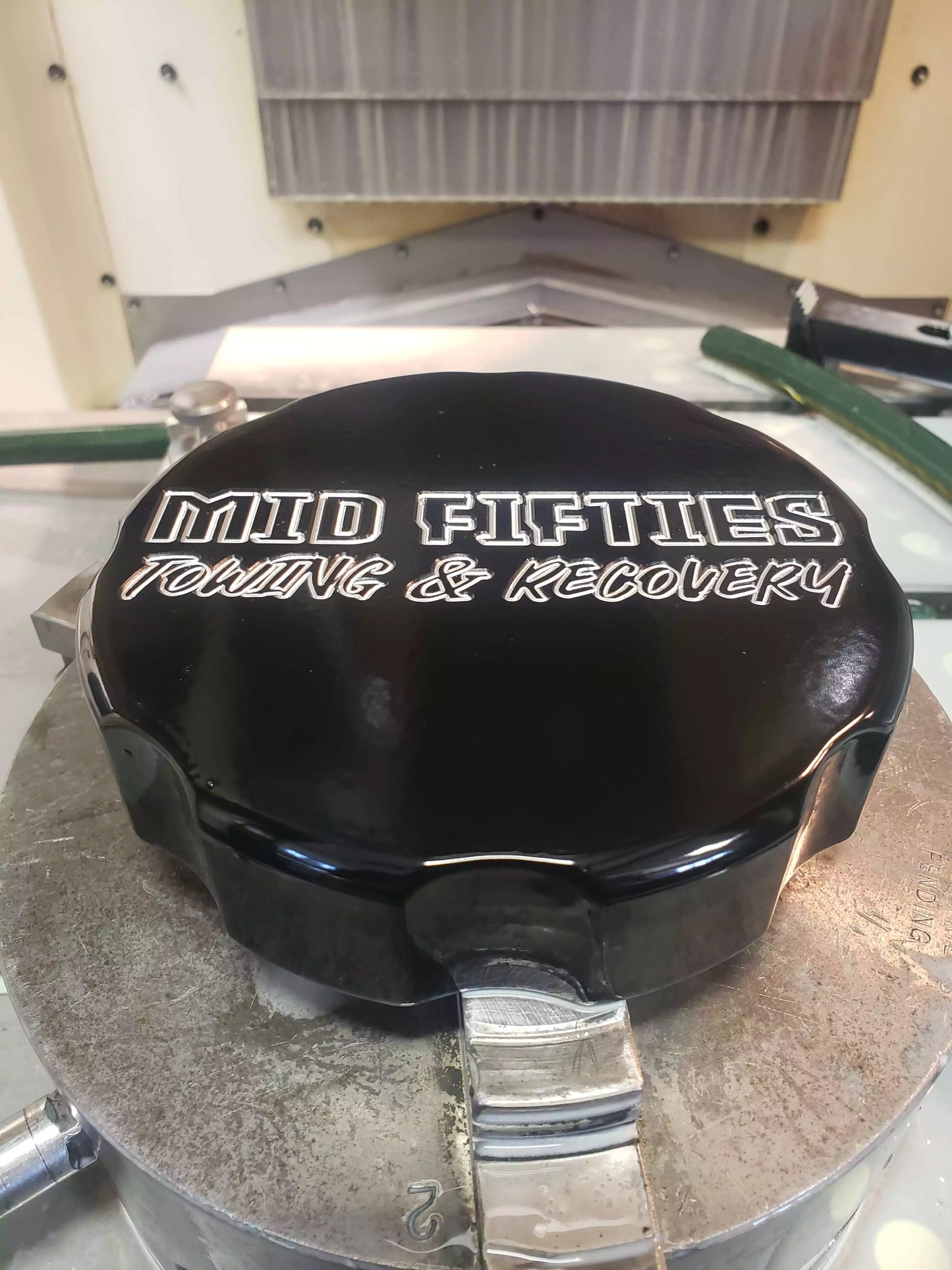 Front Axle 6-inch Center Cap for Ram 2019, matte finish