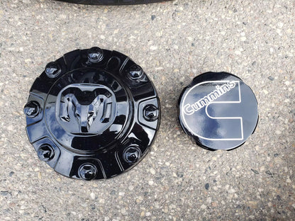 Ram 2019+ Front Axle 6-inch Center Cap, black finish