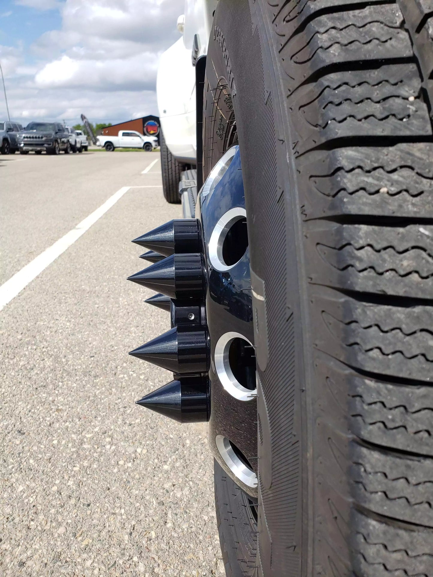 Ram 2019+ 6-inch Center Cap for Front Axle, side view