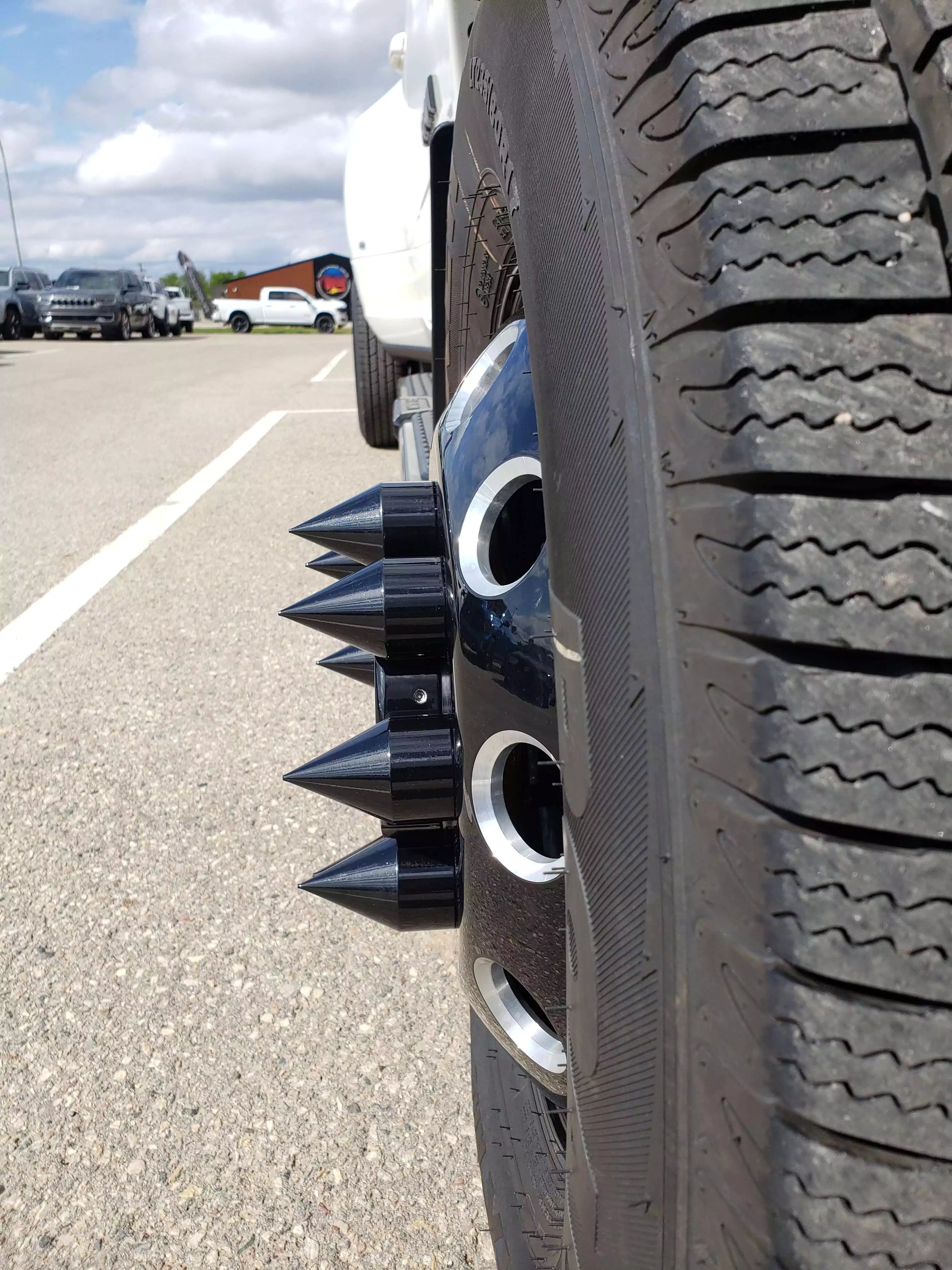 Ram 2019+ 6-inch Center Cap for Front Axle, side view